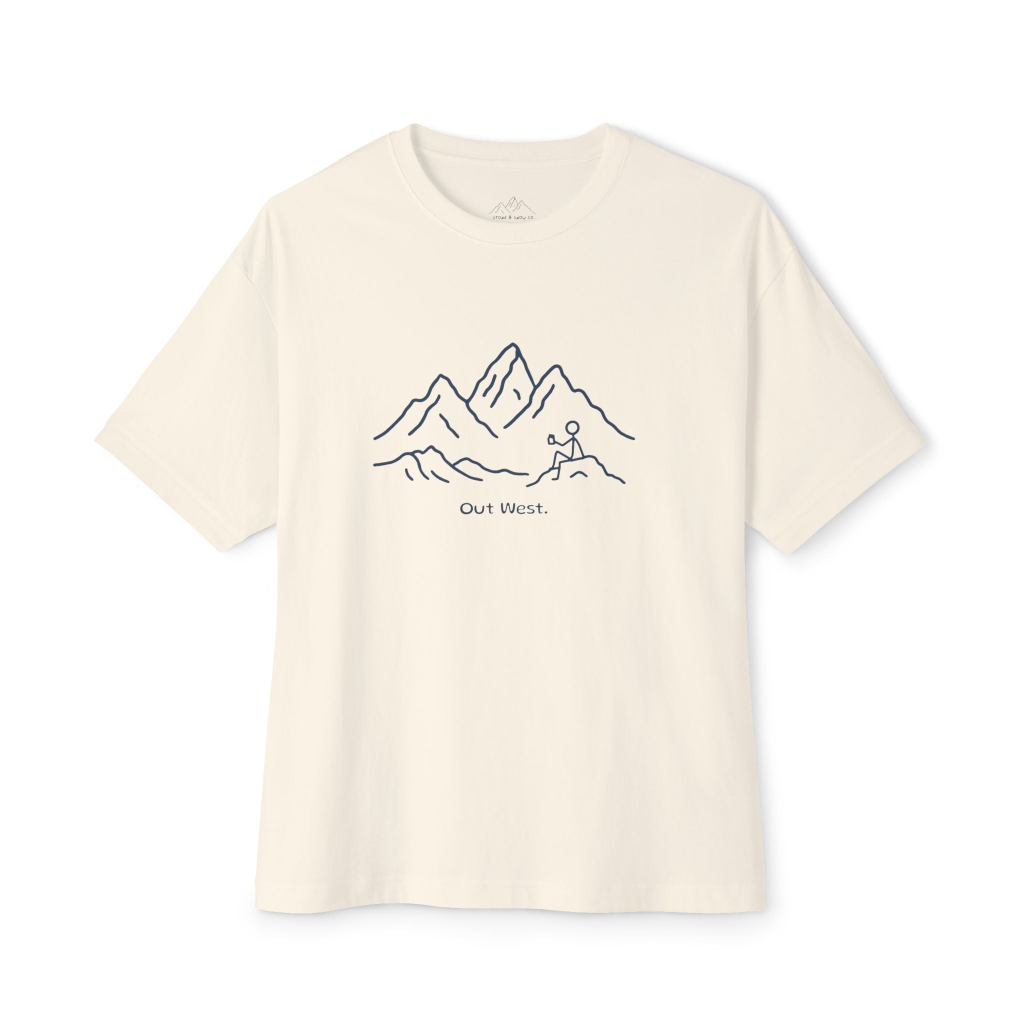 "Out West." Tee