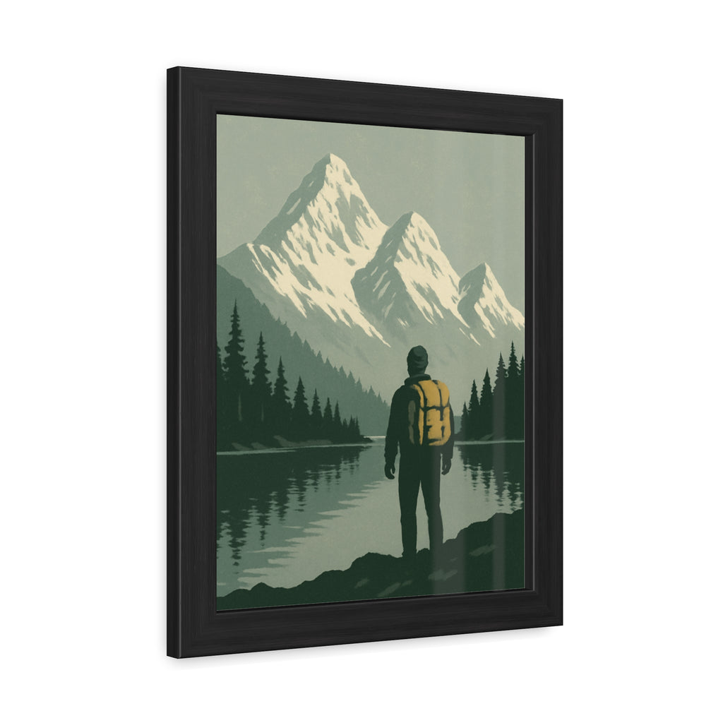 Framed Poster — Rocky Mountains