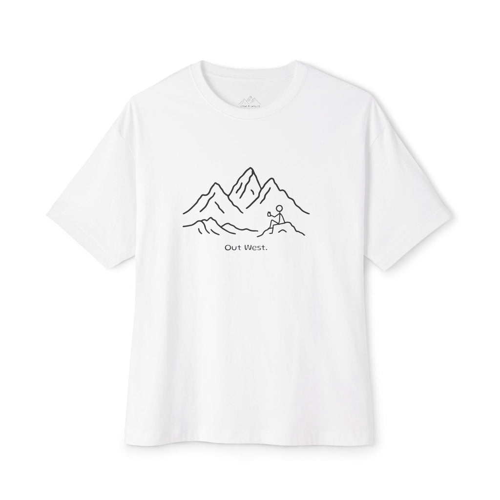 "Out West." Tee