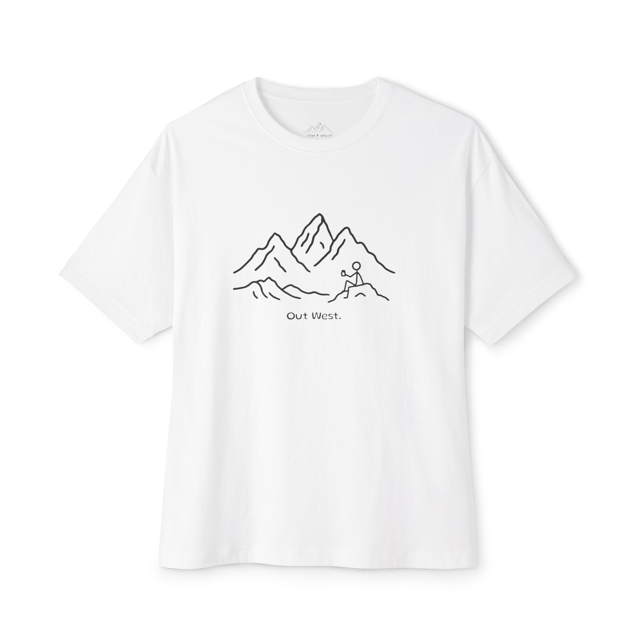 "Out West." Tee