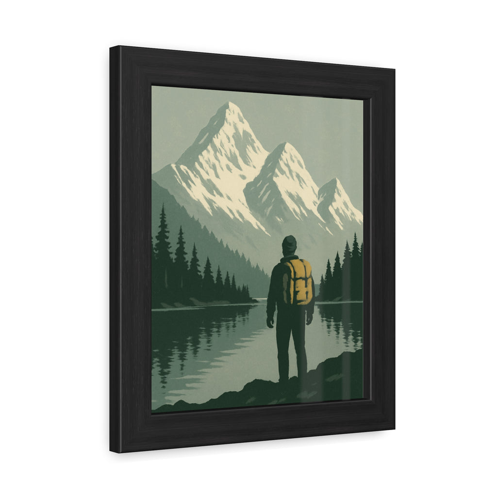 Framed Poster — Rocky Mountains