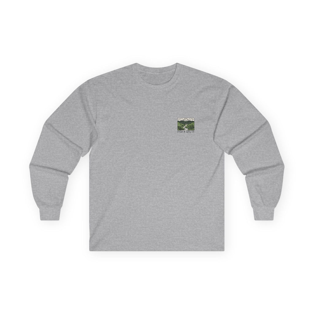 Illustrated Mt Rainier Crewneck