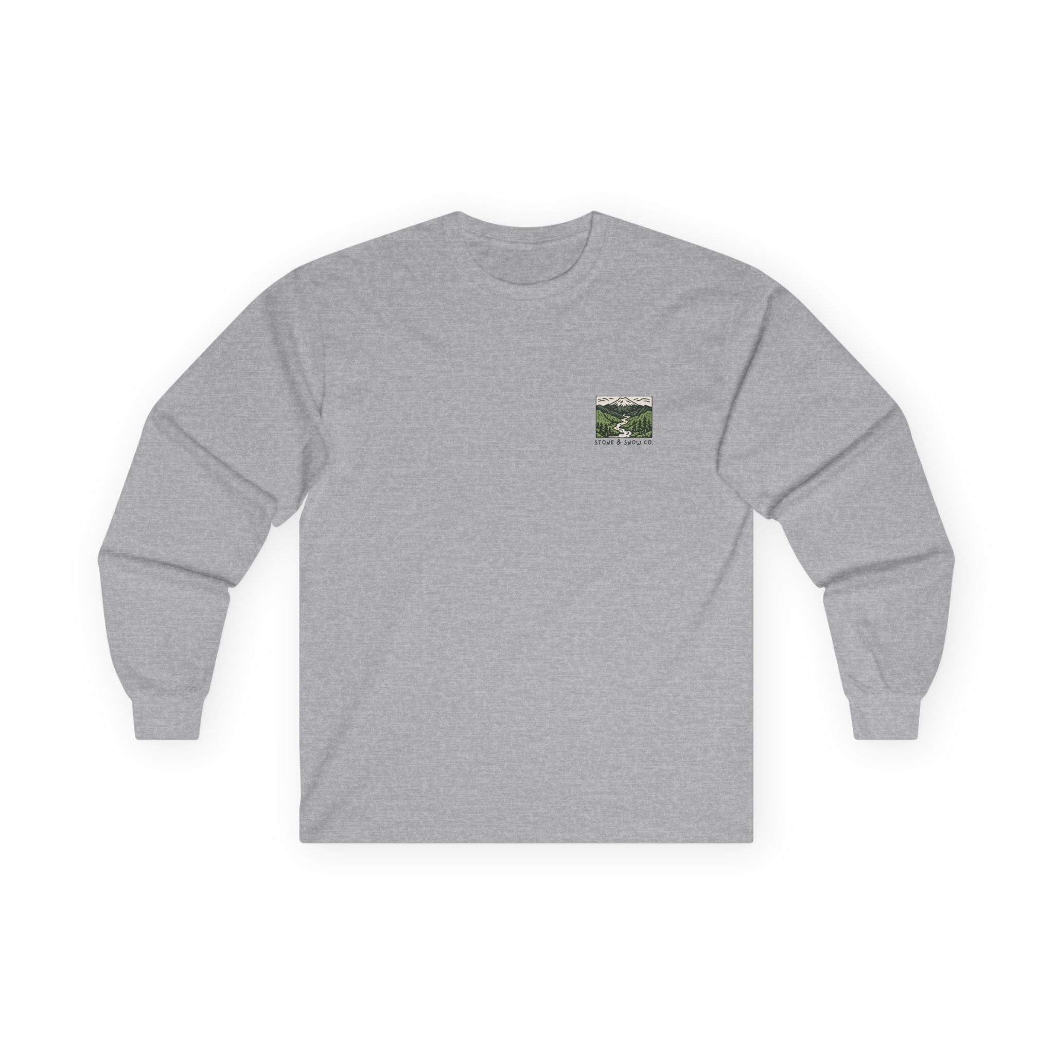 Illustrated Mt Rainier Crewneck