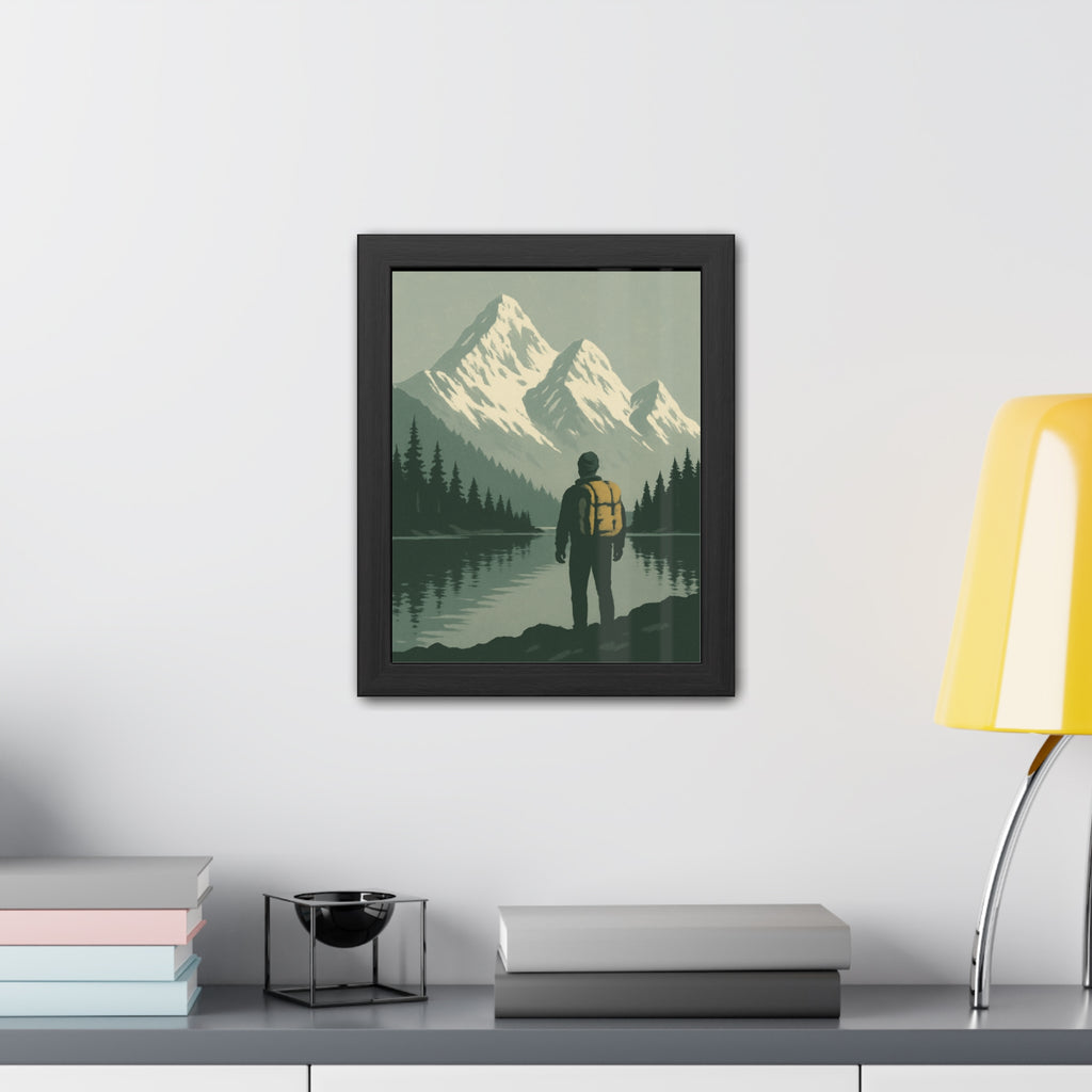 Framed Poster — Rocky Mountains