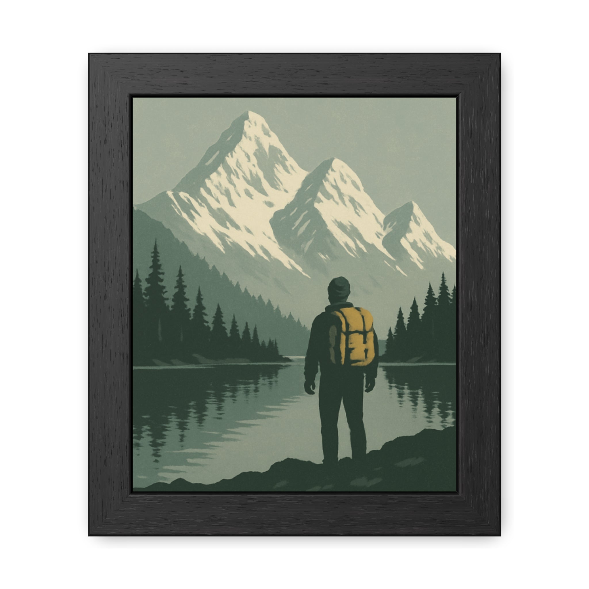 Framed Poster — Rocky Mountains